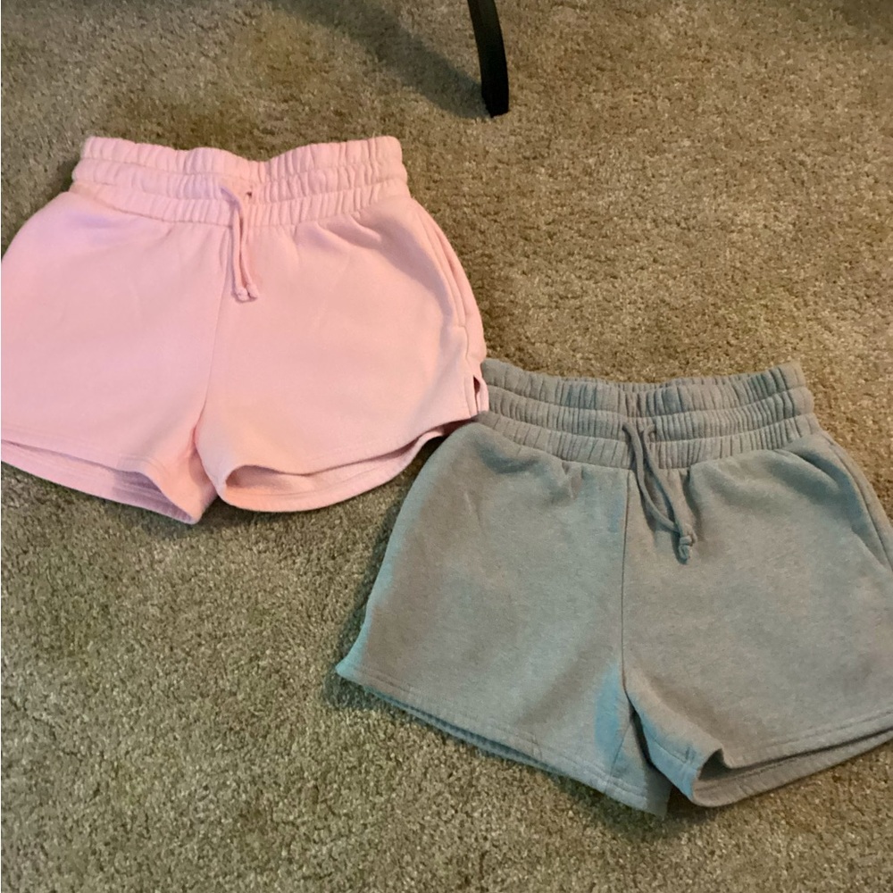 NWOT Wild Fable Pink & Grey Cotton Sweat-Shorts Size XS